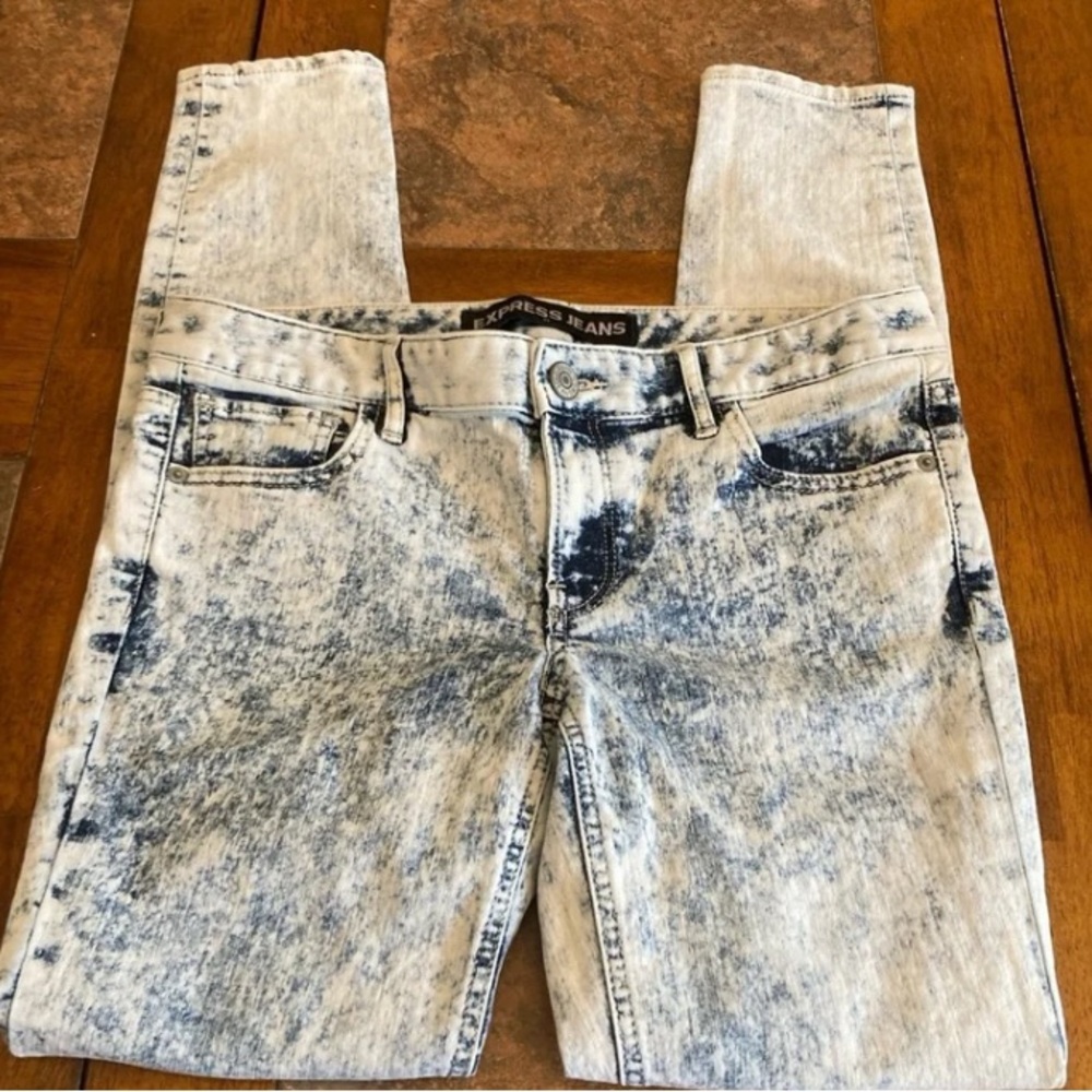 Express Stella Size 8 Legging Low-Rise Vintage Jeans Excellent Condition